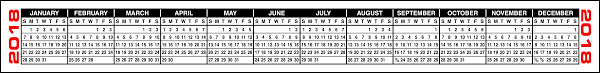All calendars print in landscape mode (vs. Buy 2021 Designery Calendar Strips