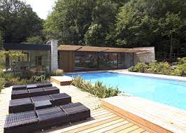 Browse bathroom designs and decorating ideas. Roundles A Modern Pool House Made Of Local Limestone Is A Peaceful Addition To A Country Cottage