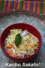 Rougail Papaye Verte Mangue Verte Et Carotte Parfume A La Citronnelle Recettes De Cuisine Africaine Cuisine Reunionnaise Recettes De Cuisine