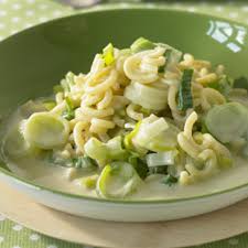 Lauch Nudeln Mit Fonduesauce Rezept Lauch Nudeln Nudeln Essen