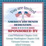 America 250 Bench Dedication