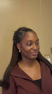 I love trying new styles ✨ 3D Half up half down + Butterfly Crown 🎃ctober  Calendar is open. #quickweave #ponytail #middletowndelaware #newarkde  #wilmingtonde #doverde #delawarestylist #share ...