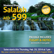 Salalah Crazy Deal Countdown 3 Days 599 Aed Only For 2n 3d In Salalah Gardens Residence With Flydubai Retur Travel Deals Flight And Hotel Travel Packages