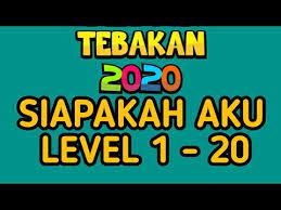 Dengan permainan tebak tebakan lucu, kita juga bisa menghibur dan membuat tertawa orang orang disekitar kita seperti teman, keluarga dan pasangan. Jawaban Tebak Tebakan 2020 Siapa Aku Level 1 20 Youtube