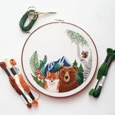 Discover the best embroidery in best sellers. 10 Embroidered Animals Ideas Hand Embroidered Embroidery Embroidery Stitches