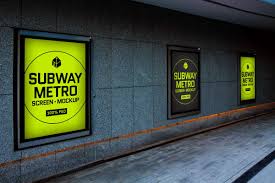 Today, we are presenting an outdoor advertising subway hoarding mockup, this mockup available format: Free Subway Metro Screen Mock Up 2 On Behance