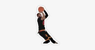 Notebooks on redbubble are so very versatile and lucky for you they're available in a ruled or. Kyrie Irving Stickers By Karencumlat Drawing Free Transparent Png Download Pngkey
