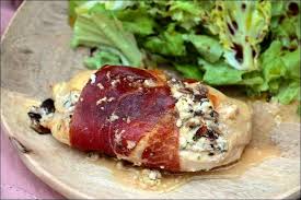 Escalopes De Poulet Farcies Au Chevre Et Olives De Laurent Mariotte Happy Papilles Recette En 2020 Poulet Farci Escalope De Poulet Escalope De Poulet Farcie