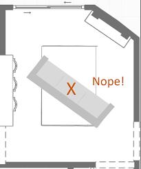 A semi open concept home has the dining room as a separate closed room with a regular doorway. How To Arrange An Awkward 10 X 12 Living Room With A Corner Fireplace And A Tv Michael Helwig Interiors