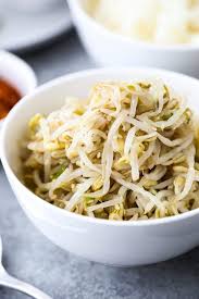 Korean Bean Sprouts Salad Sookju Namul Pickled Plum Food And Drinks Recipe Bean Sprout Salad Sprouts Salad Side Dishes Easy