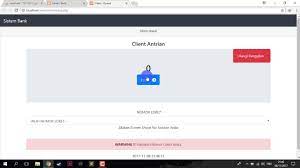 Aplikasi Sistem Antrian Bank Berbasis Web PHP - YouTube