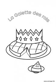 Échappe à la convoitise d'un lapin, d'un ours, d'un loup. Coloriage La Galette Des Rois Pour Enfants Dessin Galette Des Rois A Imprimer