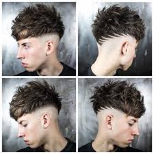 The contrast of faded sides show how thick hair is while eliminating the possibility of hair sticking straight out. Best Short Curly Hairstyles For Men Cabelo Masculino Cabelo Cabelo Curto