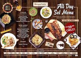 However, it was delayed and finally opened on 8 december that year. Morganfield S Introducing Our All Day 3 Course Set Menu Facebook