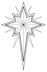 Star Of Bethlehem Star Template Star Coloring Pages Christmas Star