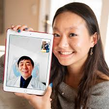 Although dad and daughter are separated by an ocean, Father's Day bonds are  strong