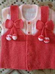 Ponponlu Bebek Yelegi Yapilisi Mimuu Com Baby Knitting Patterns Orgu Bebek Yelek