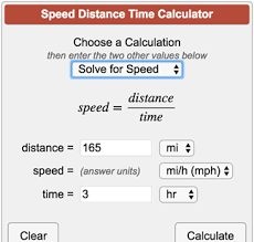 Speed Distance Time Calculator