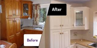 Painting kitchen cabinets on your own can cost anywhere from $200 to $600 on average and can save you $400 to $800 versus professional painting. Spray Paint Kitchen White Google Search Kitchen Cupboards Paint Painting Kitchen Cabinets Diy Kitchen Cabinets Painting