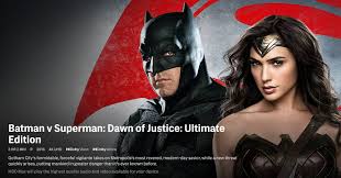 Once you select rent you'll have 14 days to start watching the movie and 24 hours to finish it. Batman V Superman Dawn Of Justice Ultimate Edition Now Streaming In 4k Dolby Vision Atmos On Hbo Max