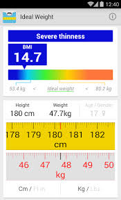 ideal weight bmi apk for android