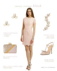 Smart women rent them, wear them, and then return them for free. Pink Lace Dress For A Bridal Shower