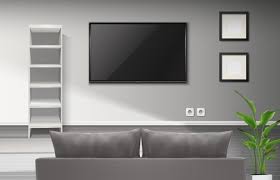 Episode interactive backgrounds episode backgrounds living room background anime places paisajes anime manga tutorial anime scenery fantasy places agreeable a living room background pictures clipart home design. Free Vector Realistic Interior Of Living Room With Gray Couch And Tv Screenplay