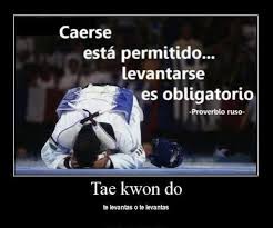 Este post fue preparado por rob d young. Caerse Esta Permitido Levantarse Es Obligatorio Tkd Taekwondo Martial Arts Martial