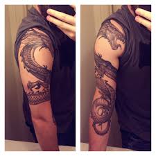 Black And White Dragon Tattoo Sleeve Black And White Dragon Tattoo Chest Tattoos For Women Dragon Tattoos For Men Dragon Tattoo Arm