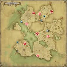 Ff14 トレジャーハントmap G9地図座標 Ff14攻略プレイガイド
