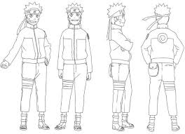 Imágenes de naruto para colorear, pintar e imprimir. Como Dibujar A Naruto Paso A Paso