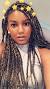 Black And Blonde Box Braids Mixed