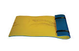 Floating Lake 1-Person Water Mat, Yellow/Blue The Floater
