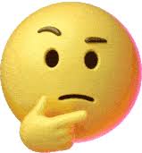 This is proven by the characteristic rubbing of the chin, which is a recognized. Thinking Emoji Gifs Tenor