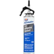 Permatex® Clear RTV Silicone Adhesive Sealant, 7.25 OZ - Permatex
