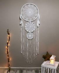 Black And White Dream Catcher Wall Art Boho Multiple Dream Catcher Wall Hanging Bohemian Decor Home Decor Dreamcatcher White Dream Catcher Wedding Decoration Bohemian Decor Dream Catcher Wedding Decor Bohemian Room Decor Hippie Room Decor