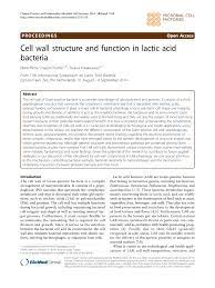 Plant cell wall structure and function pdf. Pdf Cell Wall Structure And Function In Lactic Acid Bacteria