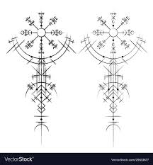 Magia Antigua De Viking Tatuaje Imagen Vector Libre Aff Viking Tatoo Magic Ad Ancient Viking Tattoo Symbol Rune Tattoo Viking Tattoos