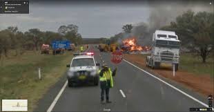 Odavad lennud marsruudil wilcannia ➡ rioja. Truck Fire On The Barrier Highway Streetviewfun