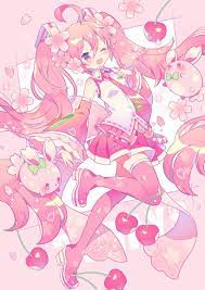 Pin By Xuanˆˆ On Hatsune Miku W Hatsune Miku Aesthetic Pink Anime Anime Images