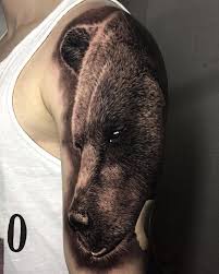 See more ideas about realistic tattoo sleeve, sleeve tattoos, tattoos. Animal Tattoos Best Tattoo Ideas Grizzly Bear Tattoos Bear Tattoo Designs Bear Tattoo