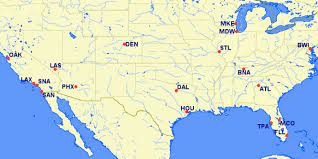 北美主要航空公司轉運機場 重點機場一覽 vegas trip las vegas trip jamaica travel