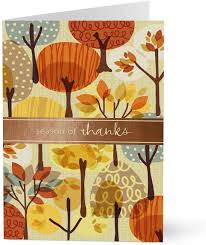 Your thanksgiving cards will arrive before the traditional holiday greeting cards and will stand out. Hallmark Business Thanksgiving Card For Customers Or Employees Pack Of 25 Greeting Cards Autumn Illustration Thanksgiving Paper Office Supplies Guardebem Com
