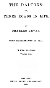 The Daltons By Charles James Lever