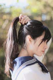Seifuku Beautiful Japanese Girl Ponytail Girl Girl