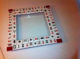 Shallow Platter Mahjong Dish Mosaic Projects Mahjong Crafts