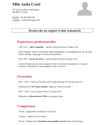 Lettre de motivation pour travailler avec la croix rouge. Exemple De Cv Aide Menagere