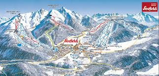 Zillertal super ski pass (valid in the entire zillertal valley). Piste Map Seefeld Gschwandtkopf Tyrol Austria