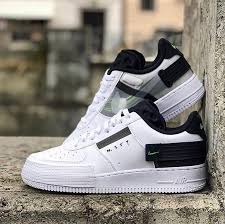 Nike Air Force 1 Type White Black Volt At7859 101 In 2020 Nike Shoes Air Force Air Force Shoes Nike Air Force