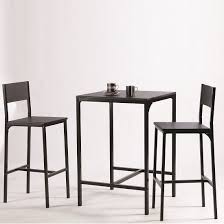 Radius Modern Bistro Table Set In Black With 2 Chairs Perfect For Fashionable Bar Feel Or A Romantic Meal Bistro Table Set Bistro Table Dining Table In Kitchen